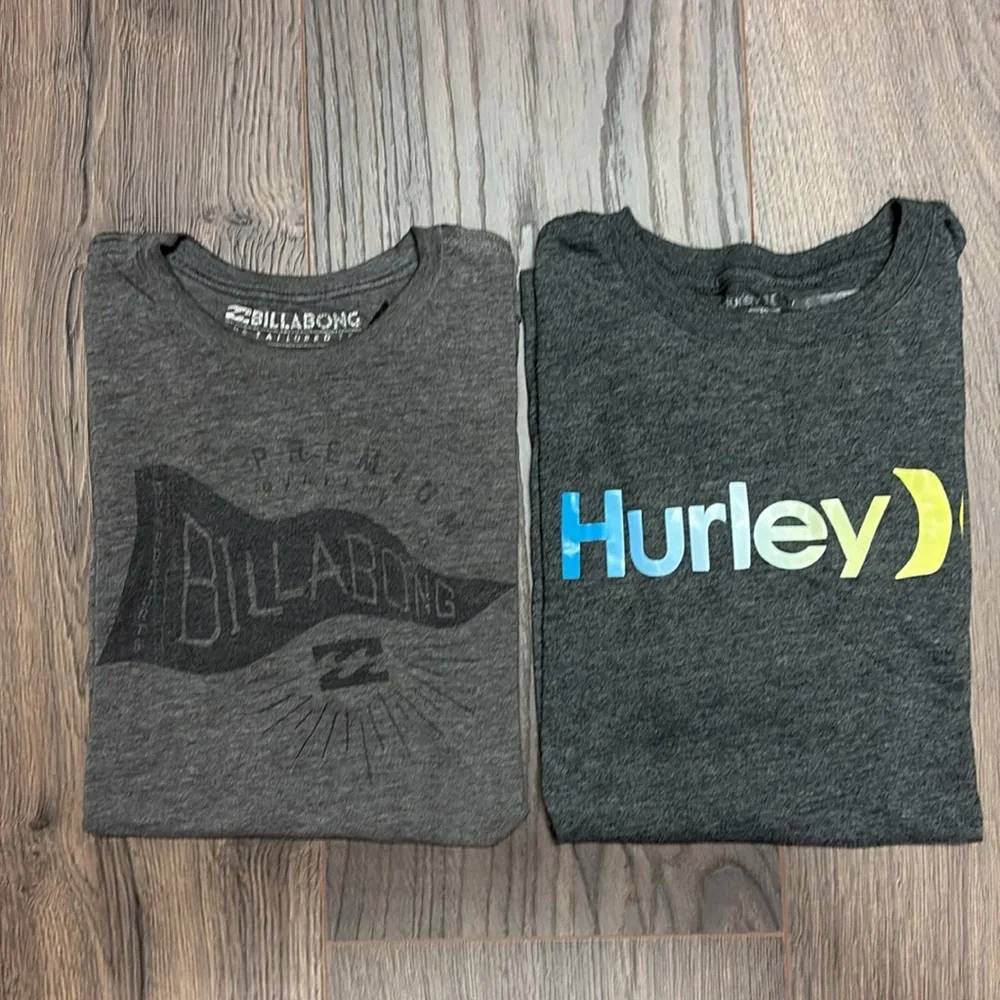 Billabong & Hurley bundle! Two tee shirt bundle - youth XL surf summer style